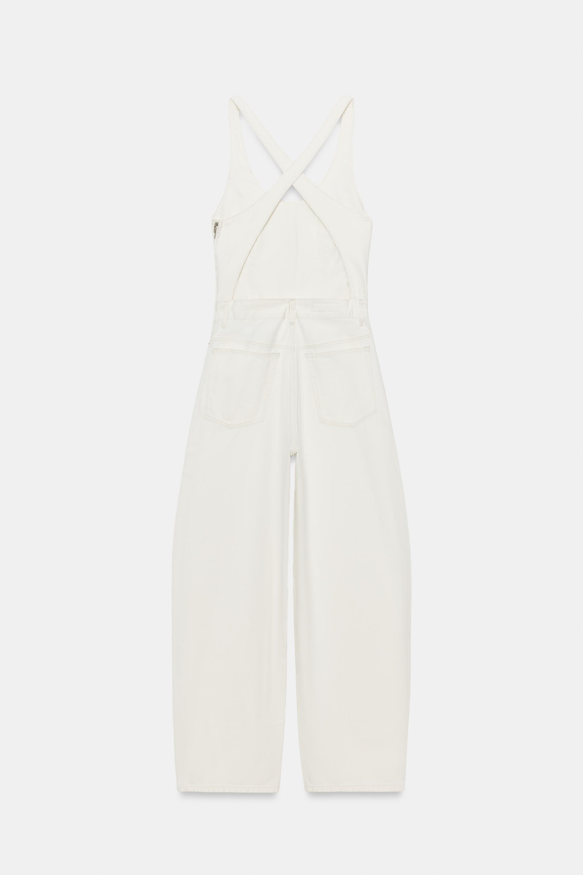 COMBINAISON DENIM TRF BRETELLES